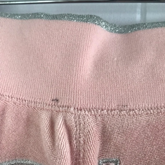 Y2K 00s Esque BEBE Pale Pink Rhinestone Capri Pants XS - Picture 6 of 7